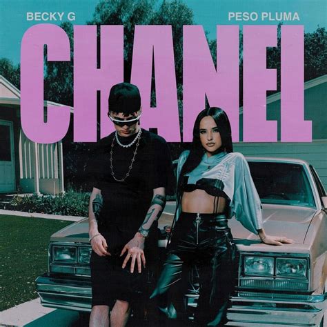 chanel becky g lyrics english|becky g and peso pluma.